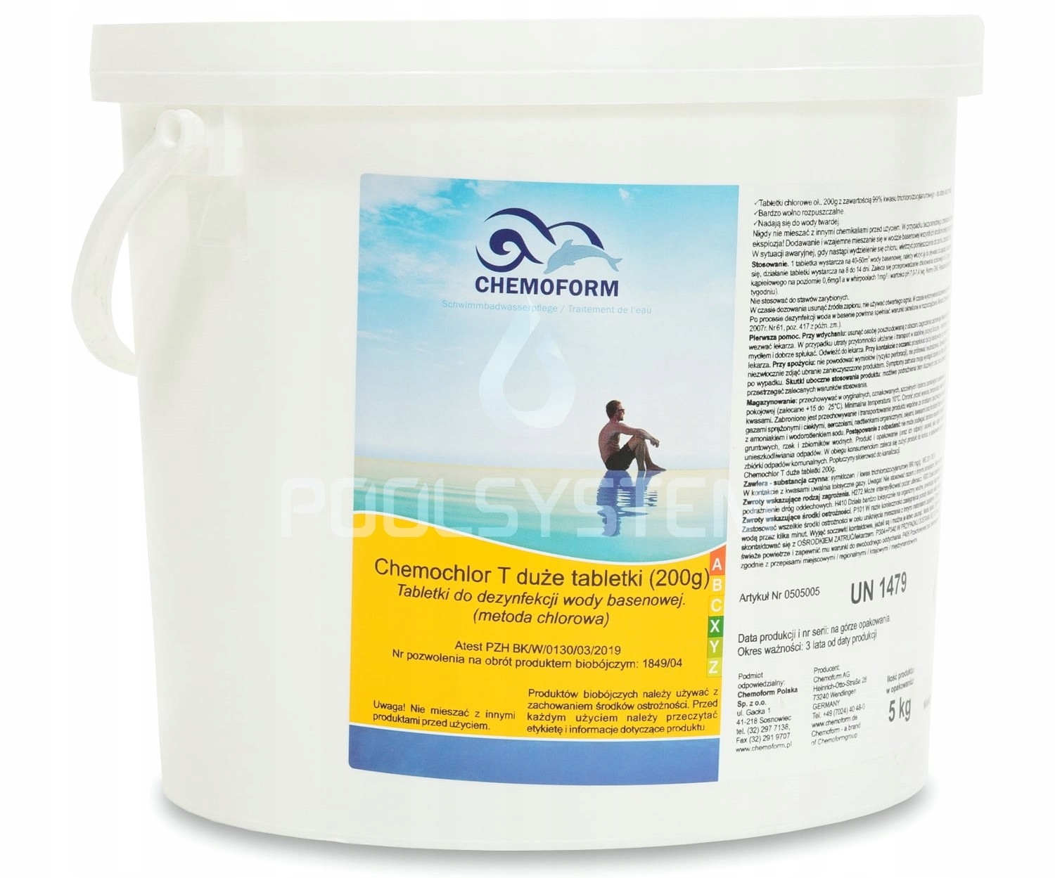 

Chemoform Chemochlor T tabletki chlorowe 200g 5kg