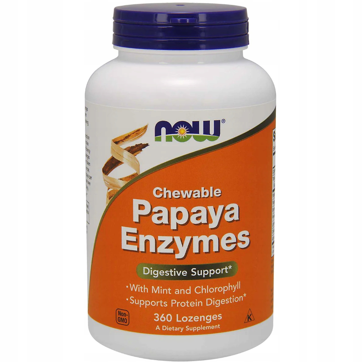 

Now Foods Papaya Enzymes Chewable 360lozenges