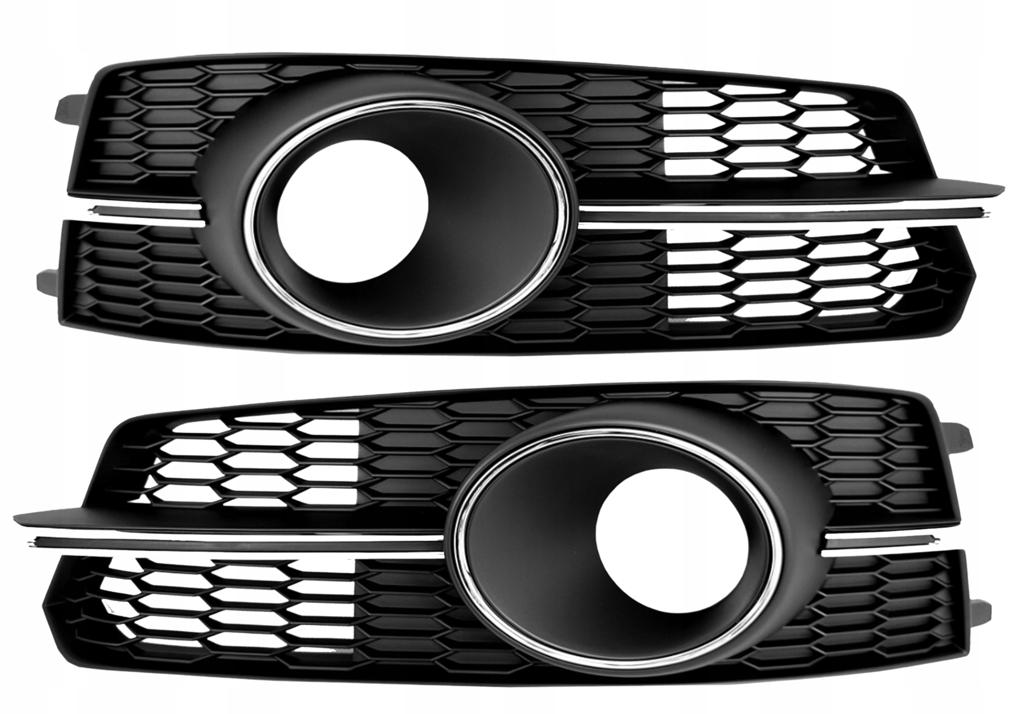 Audi A6 C7 S-line 14-18 Atrapy Mřížky Nárazníku Přední Levá+pravá Chrom Radar