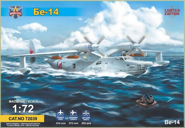 Model plastový Beriev Be-14 ModelSvit 72039 měřítko 1/72