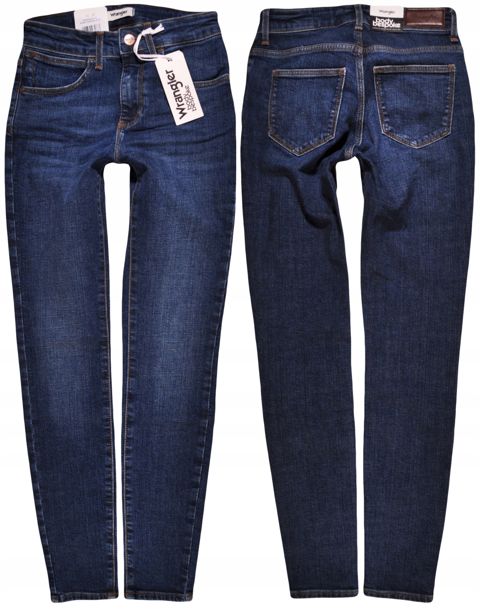 Wrangler kalhoty regular modré Skinny W24 L32