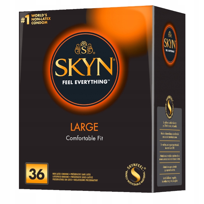 

Prezerwatywy Skyn Large XL duży rozmiar 36 sztuk