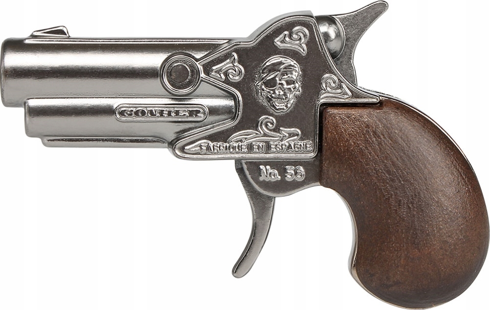 REWOLWER PIRACKI METALOWY HUKOWY STRASZAK REPLIKA BRONI 156/0 Marka Gonher