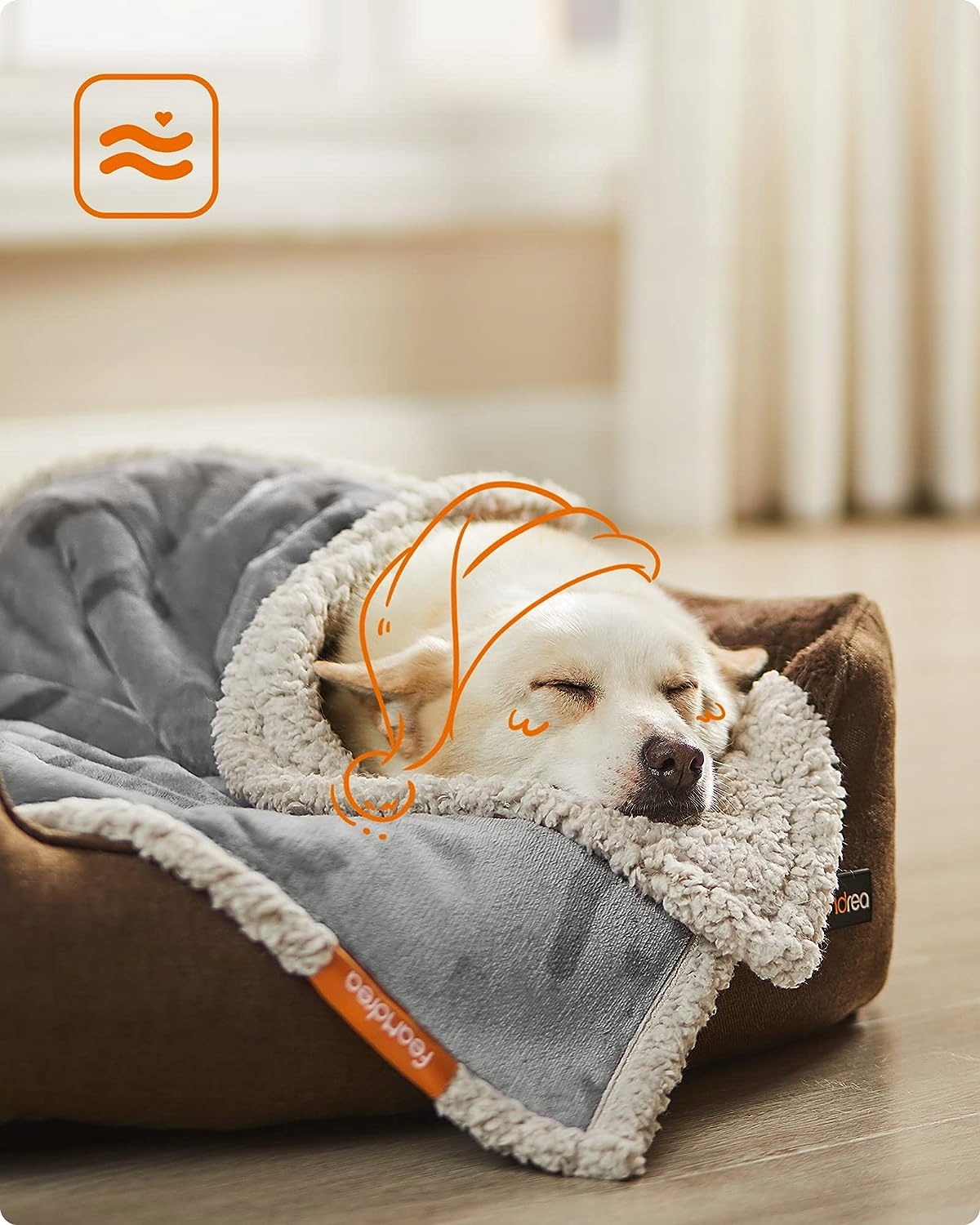 Levně Voděodolná fleecová deka pro zvířata na praní 101 x 73 cm