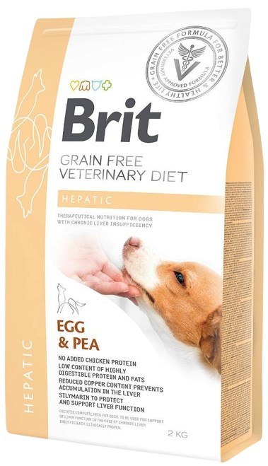 Levně Brit GrainFree Hepatic pro psy s jaterní nedostatečností 2 kg