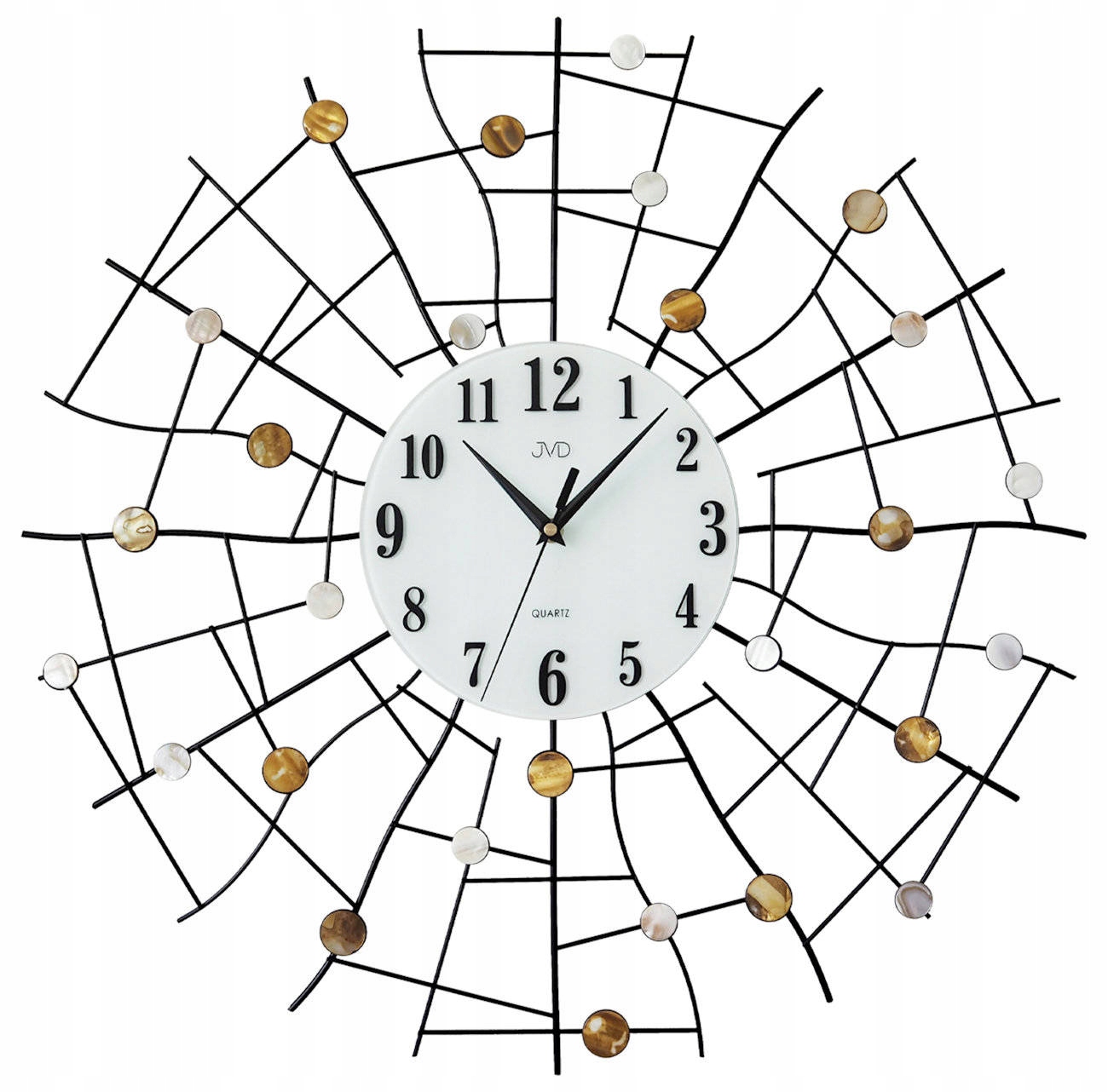 Veľké Elegantné Nástenné Hodiny Jvd HJ98 57 cm