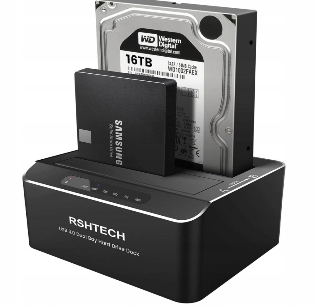 Stacja dokująca dysku twardego USB 3.0 dla 2.5