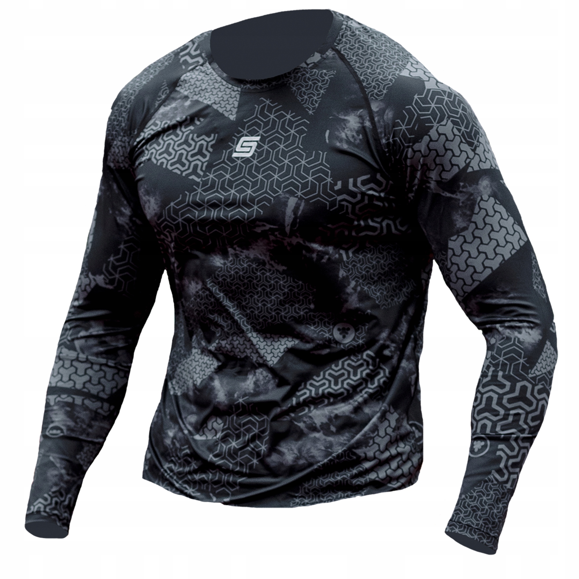 Rashguard sportowy męski kompresyjny odzież treningowa fitness running gym