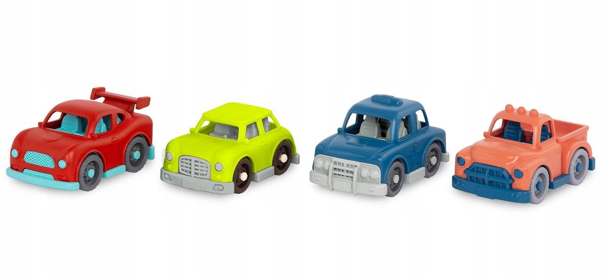 

Zestaw 4 autek z wyścigówką Wonder Wheels