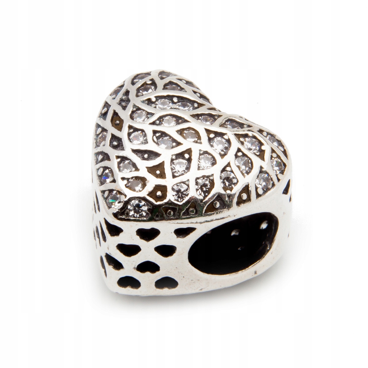 Stříbrný přívěsek se zirkonovým srdcem