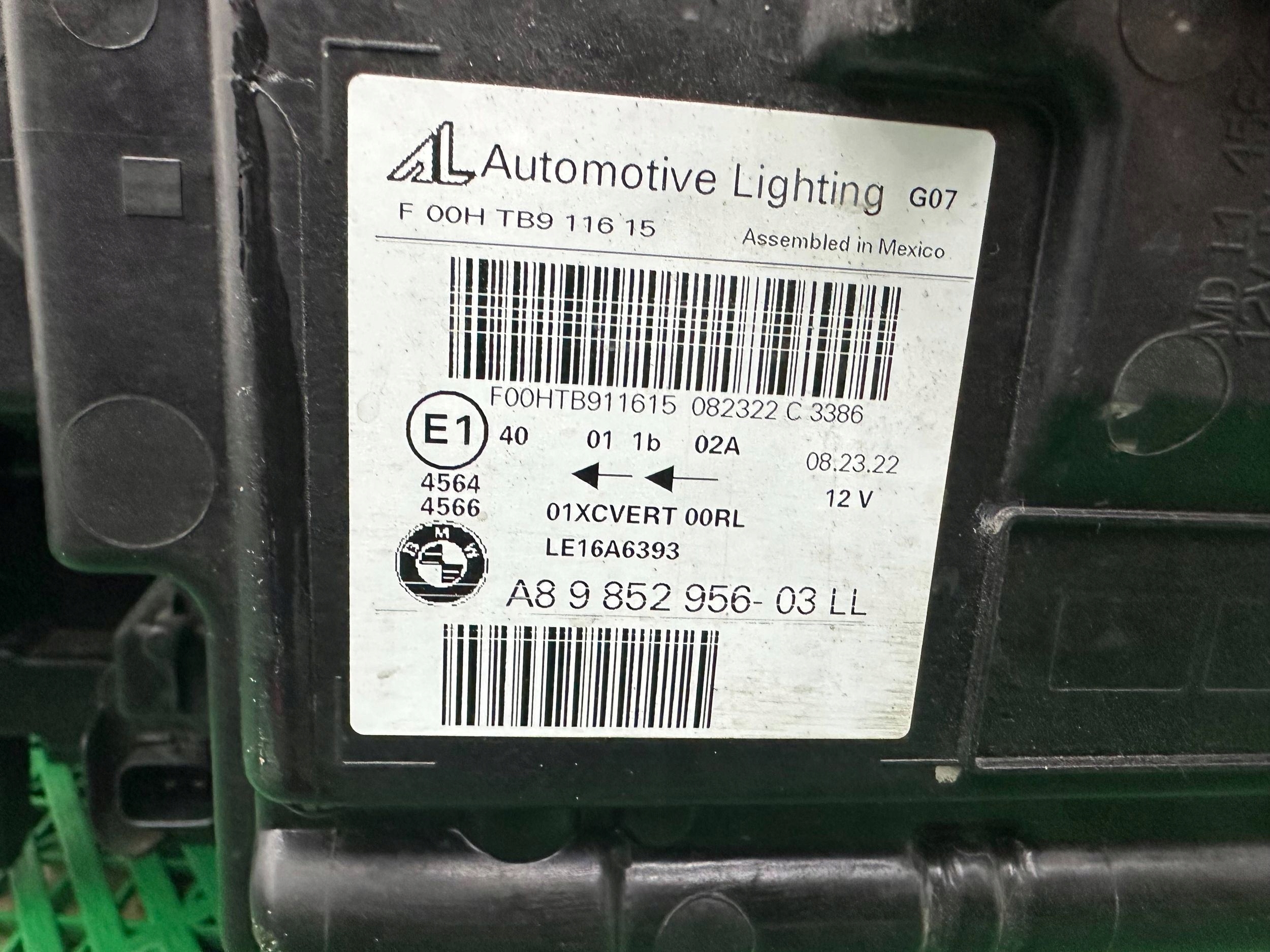 Reflektor Droit Bouche buse BMW X7 G07 98529560