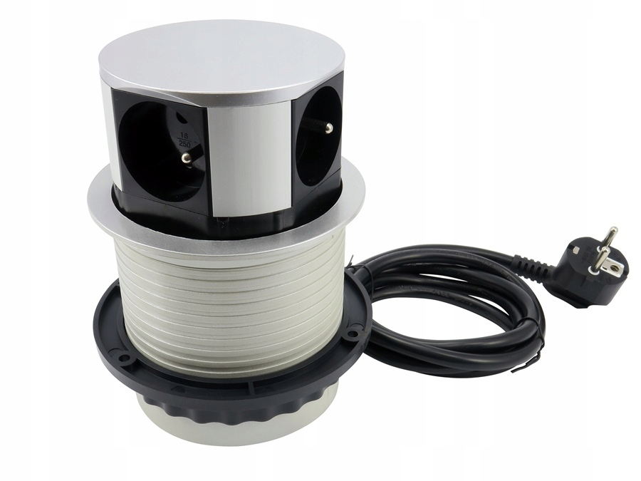 Zásuvka Zásuvková Lišta Tetrabox 4x230V Zásuvka