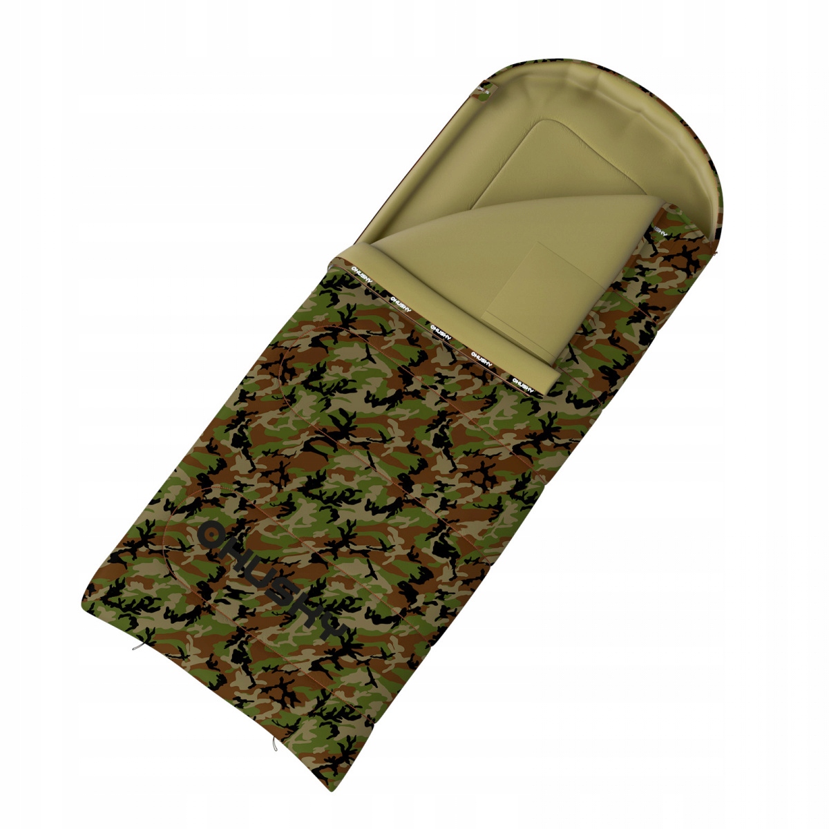 Husky Śpiwór Quilt GIZMO ARMY -5 °C - khaki