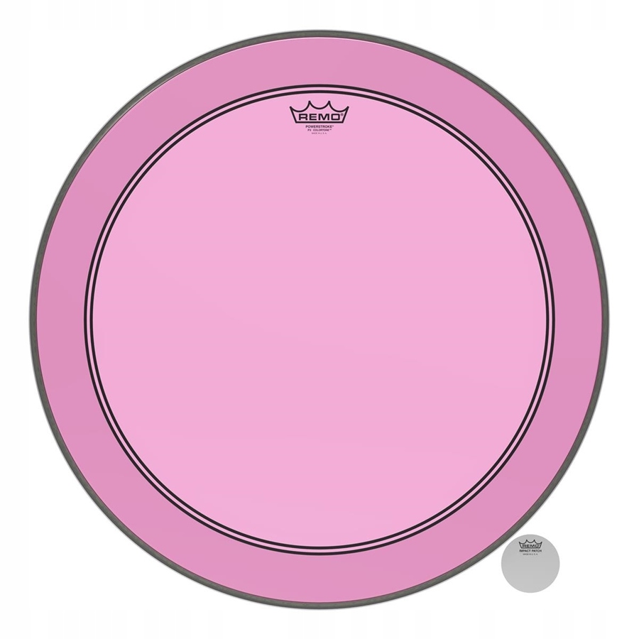 Remo Colortone Powerstroke 3 Clear Pink 22"