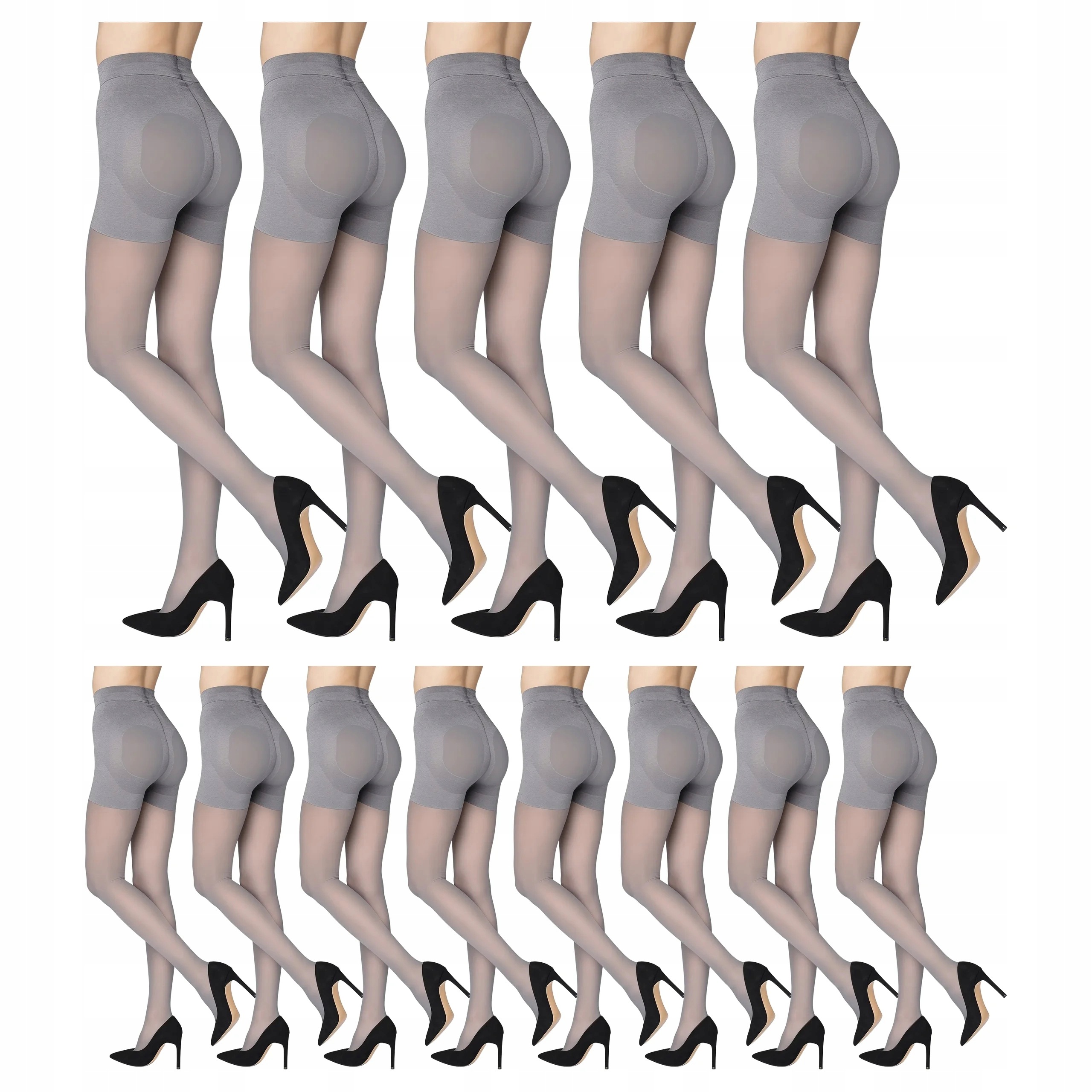 13 x Marilyn punčocháče punčocháče Plus Up 3 grigio