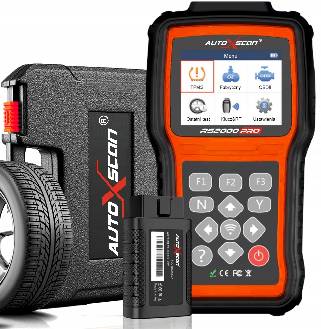 Programátor Tpms Autoxscan RS2000 Pro tester OBD2 2 V 1 Bluetooth