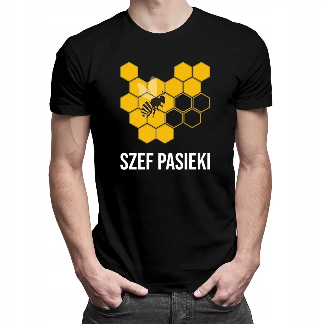 

Szef pasieki-męski t-shirt dla pszczelarza