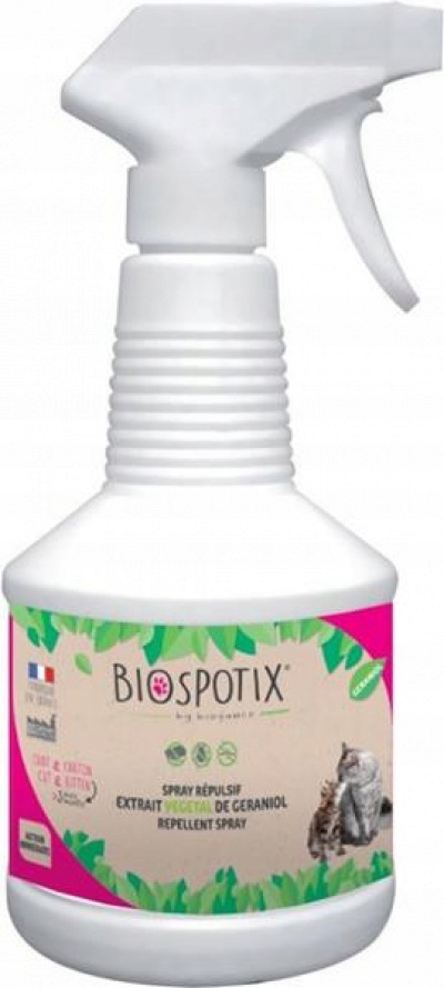 Levně Spray Biogance Biospotix Cat s repelentným účinkom 500 ml (od 3 mesiacov)
