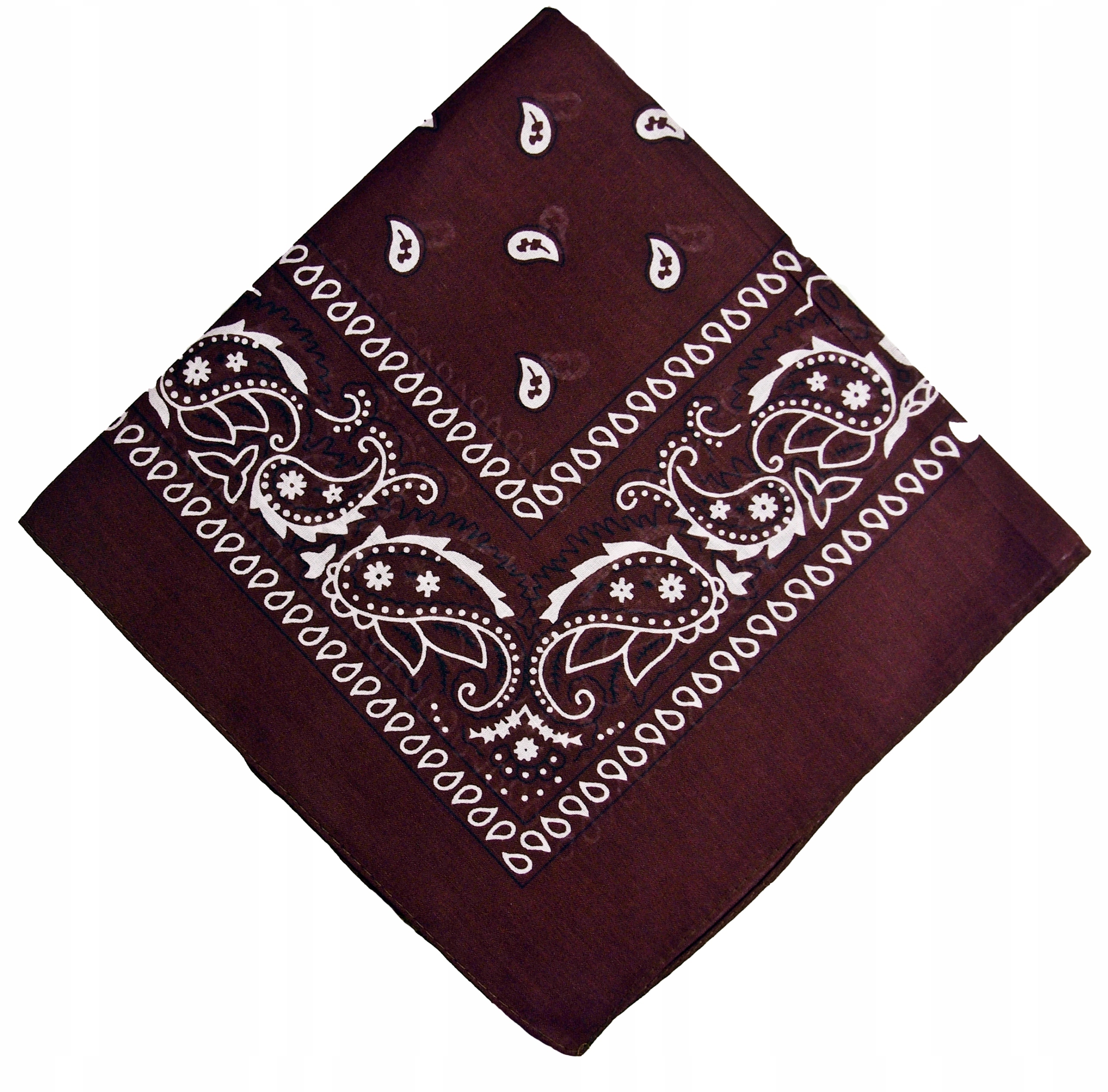 BANDAMKA BANDANA CHUSTKA CHUSTA BANDAMA - brązowa Rodzaj apaszka