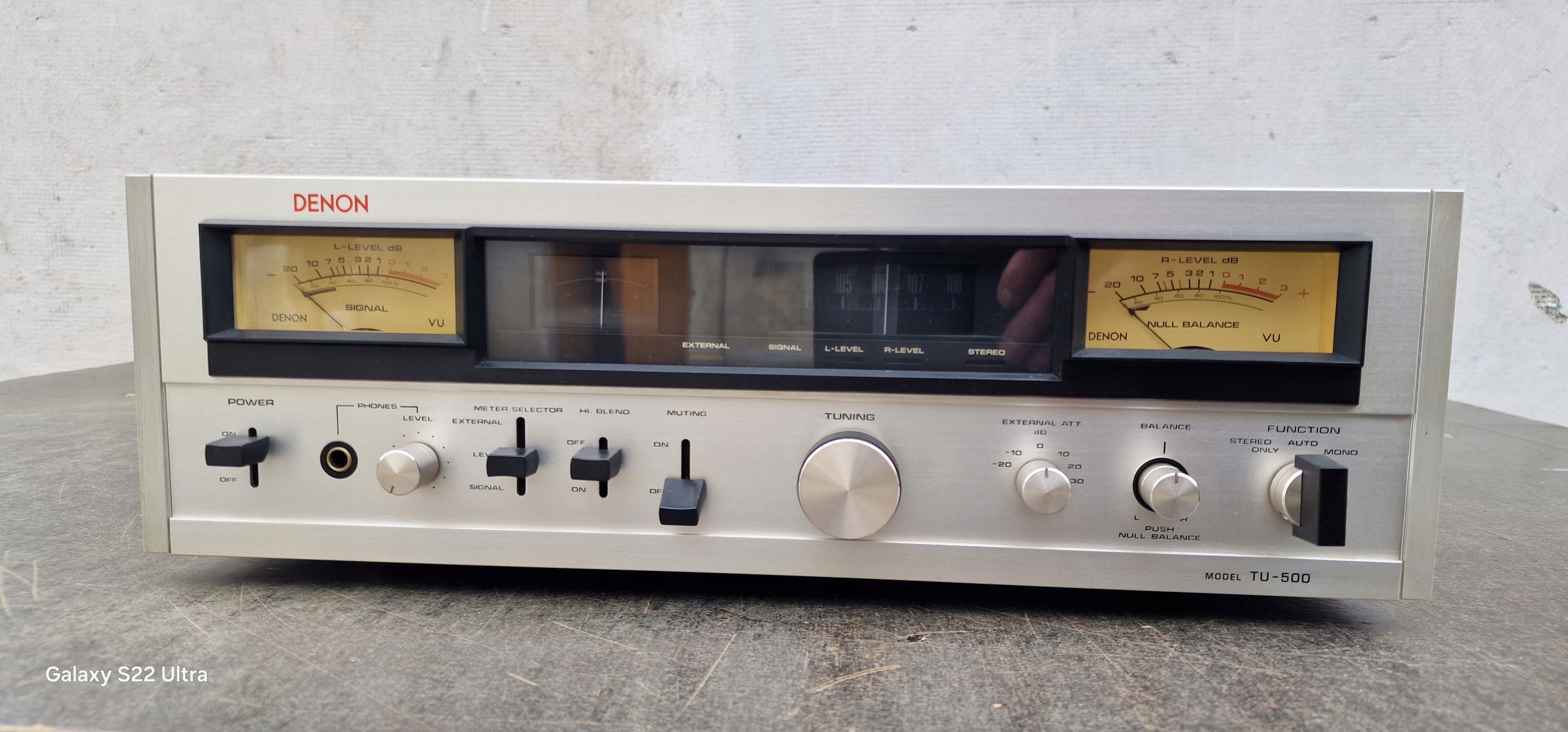Tuner radiowy analogowy Denon TU-500 1975-1977 - Sklep