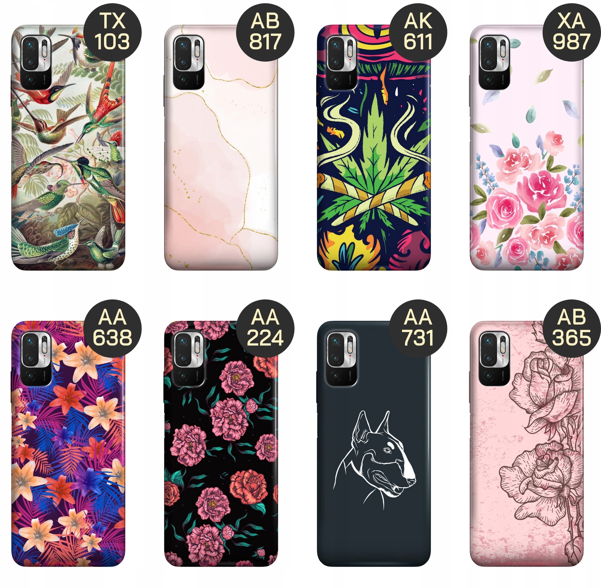 ETUI DO XIAOMI REDMI NOTE 10 5G WZORY TOP100 DESIGN Z NADRUKIEM CASE +SZKŁO Marka Hello Case