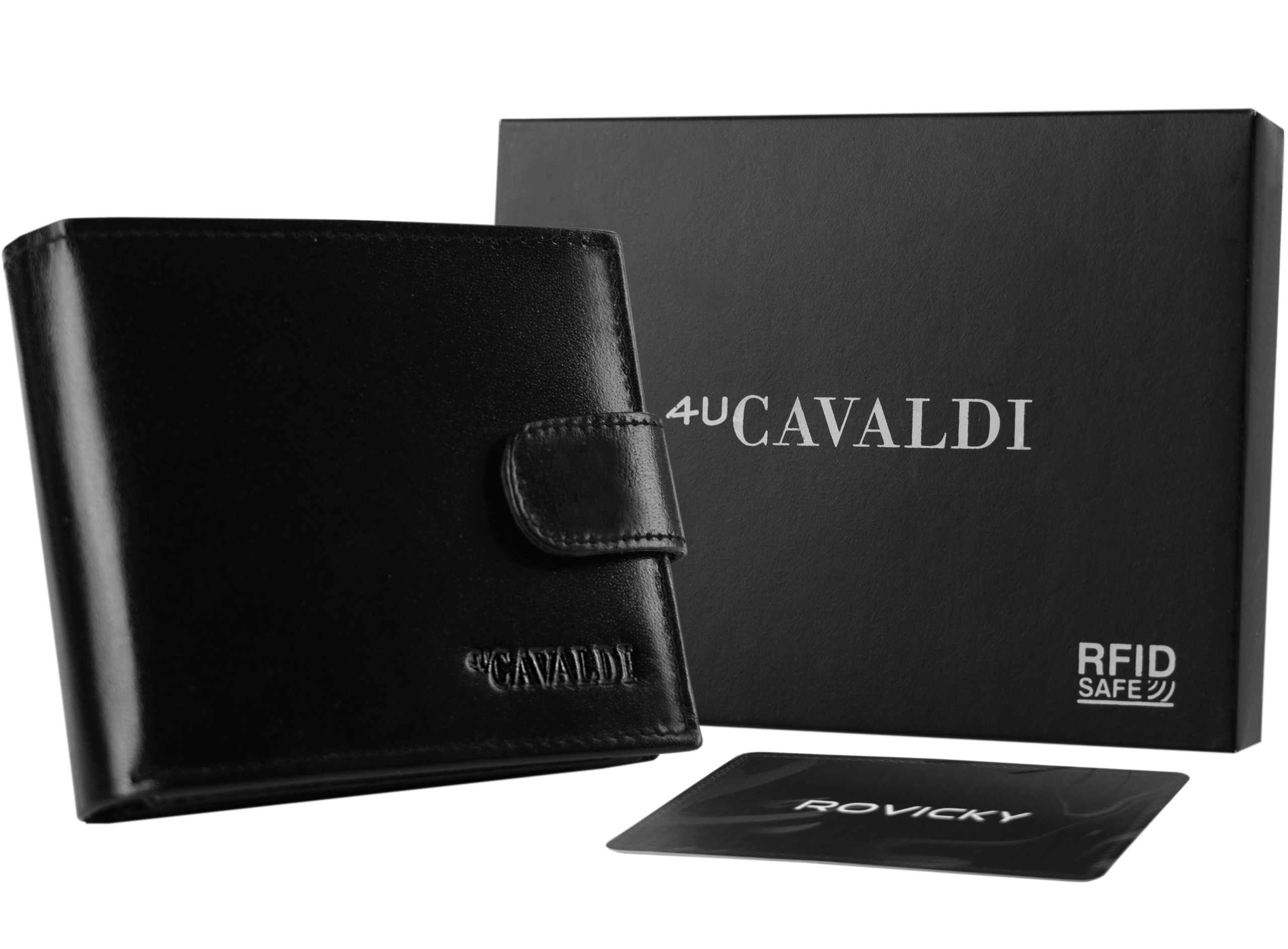 

Portfel męski skórzany portmonetka Cavaldi Rfid