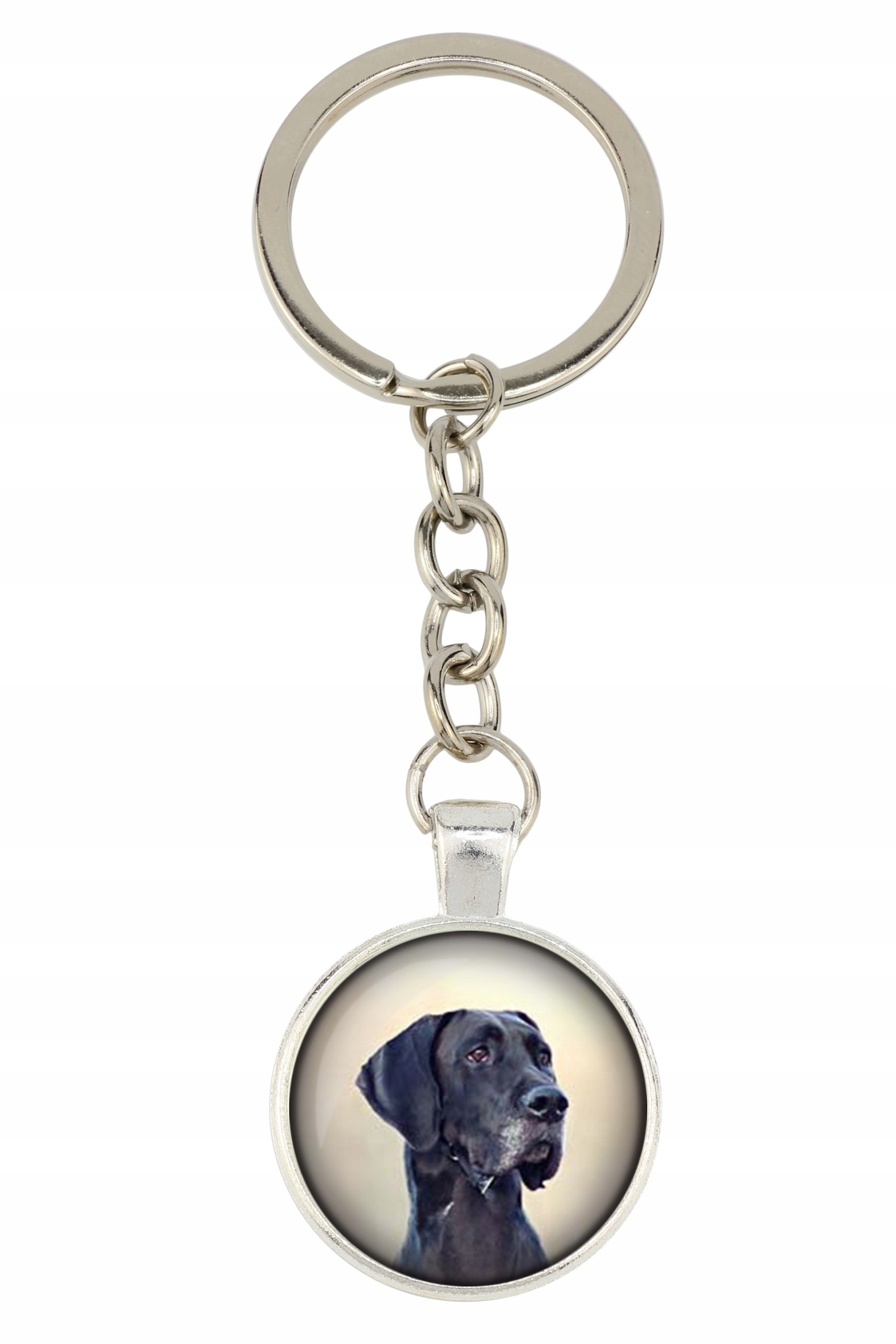 

Dog niemiecki Brelok Twoje zdjęcie foto Handmade