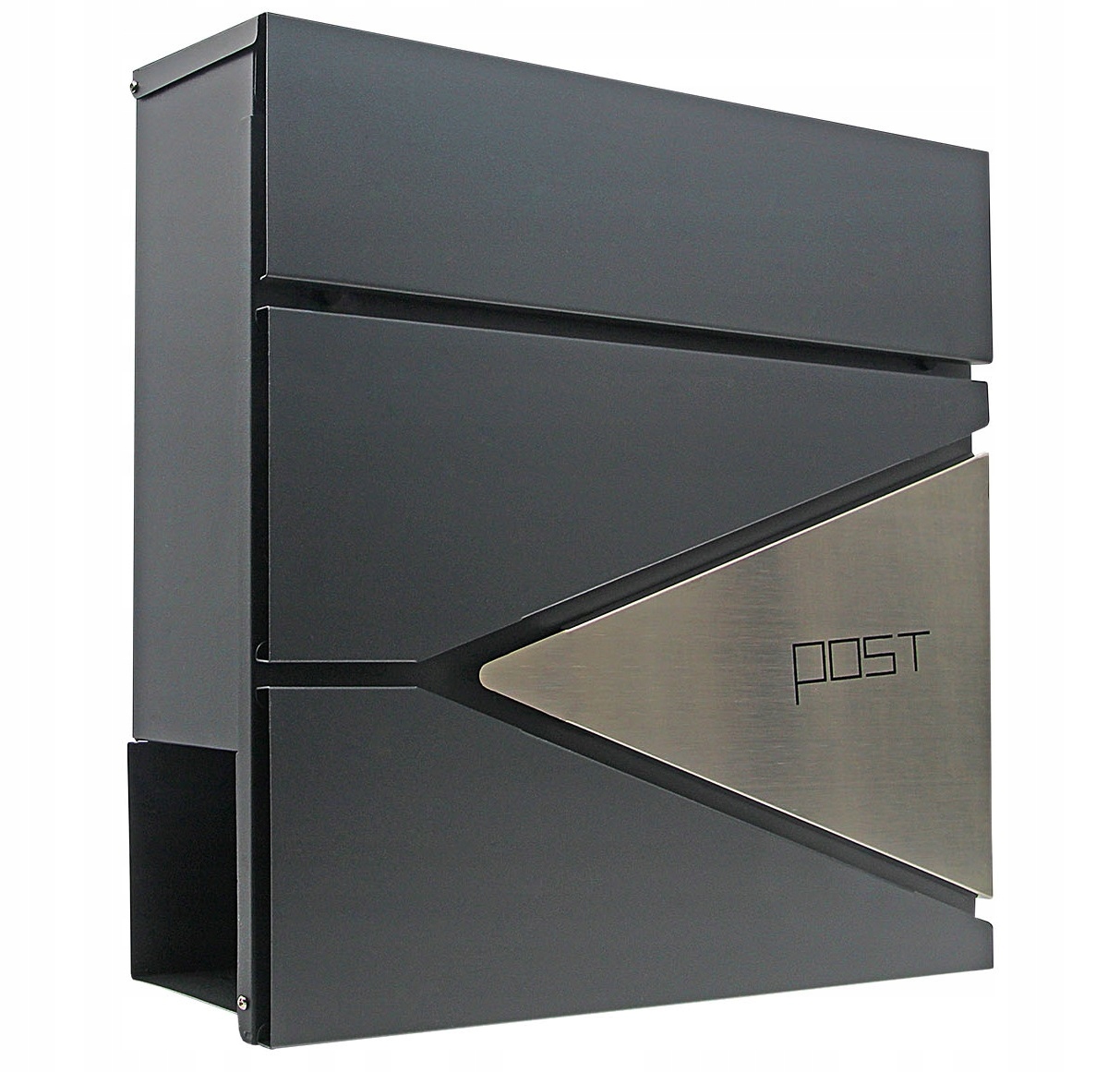 Poštovní schránka s novinami Antracit RAL7016 Ocel 3.5 Kg
