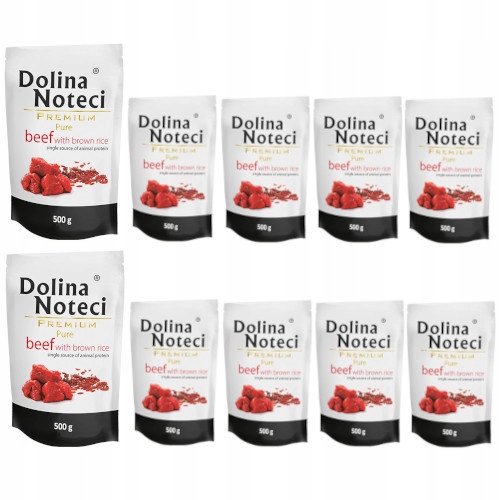Dolina Noteci Premium Pure z Wołowiną saszetka 10x500g