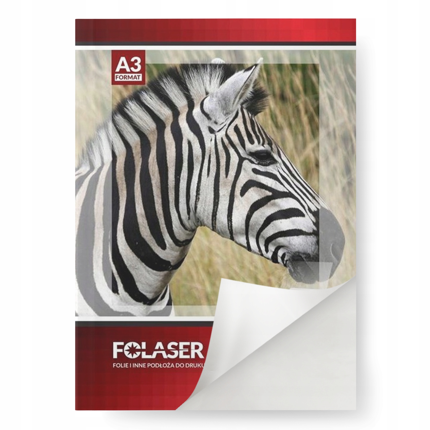 Biela lesklá samolepiaca fólia pre laserové tlačiarne 50A3