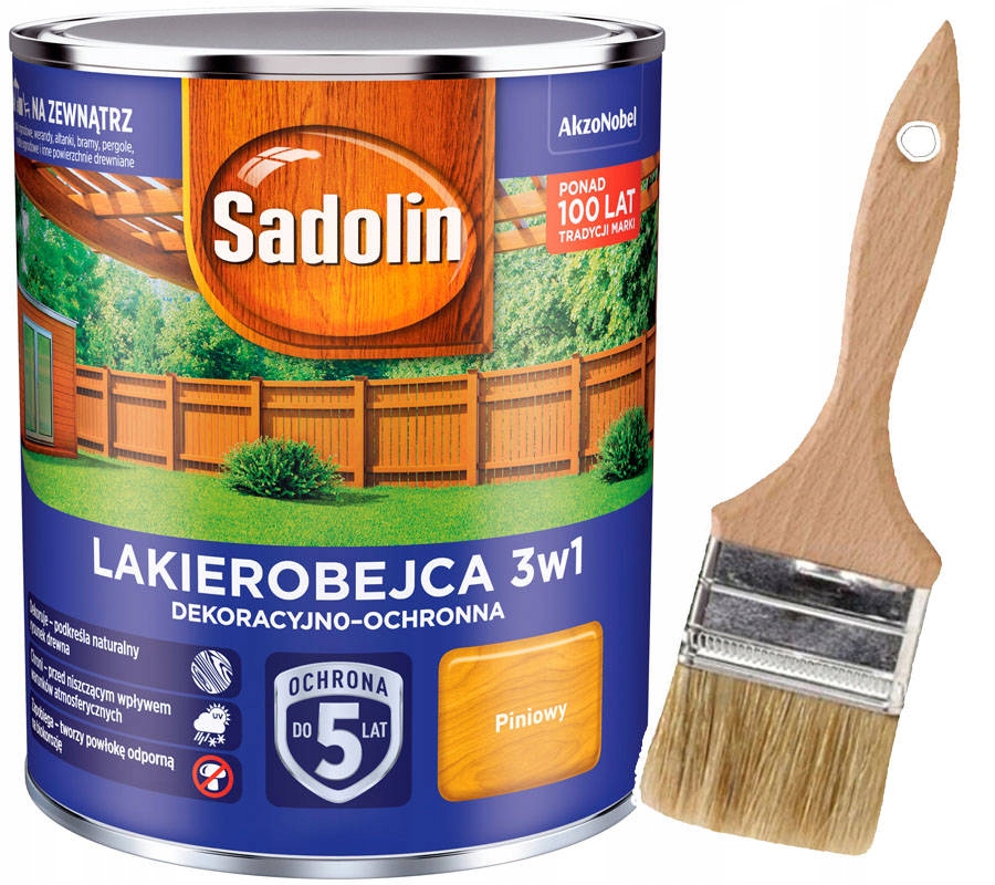 

Sadolin Lakierobejca do drewna 3w1 0,7L Piniowy