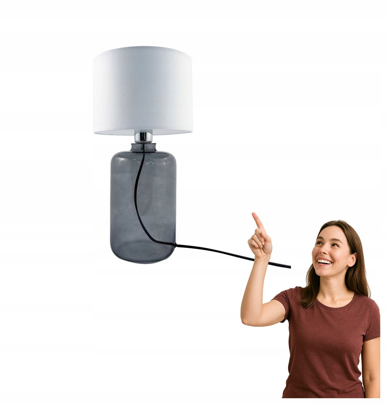 Stolová lampa Samasun Grafit 5503WH Zuma Line