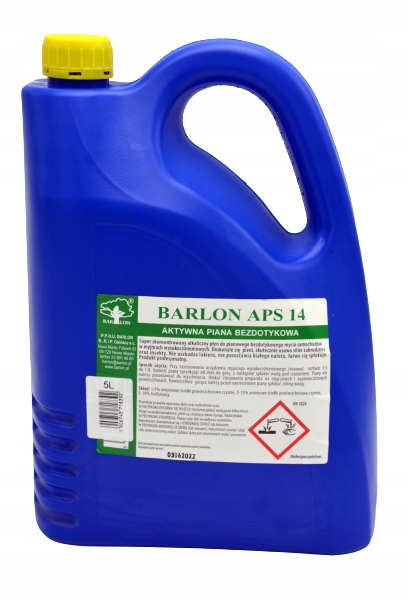 АКТИВНА БЕЗКОНТАКТНА ПІНА ДЛЯ ПРАЛЬНОЇ МАШИНИ BARLON APS 14