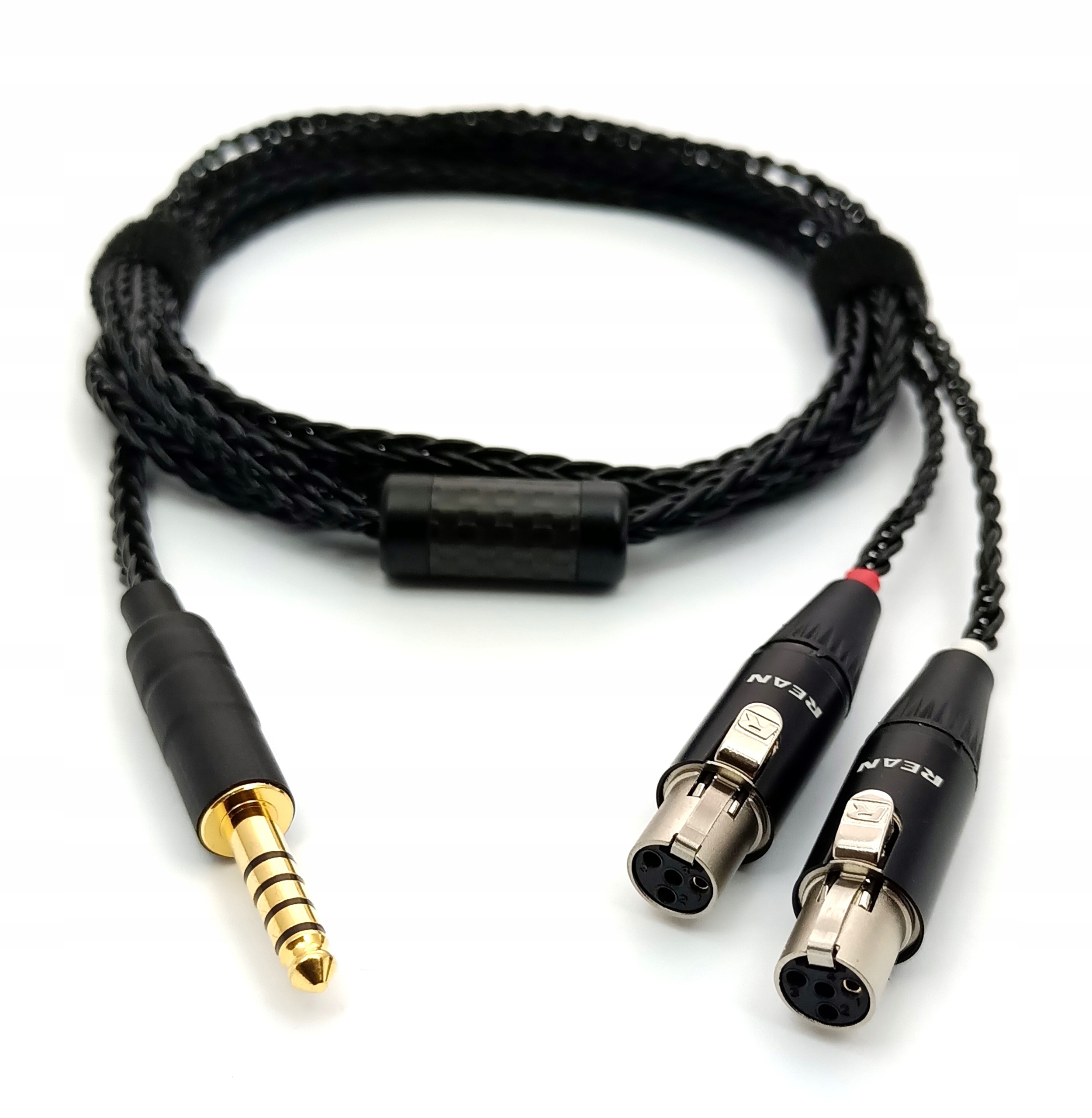 Ručně vyrobený vyvážený kabel pro sluchátka Audeze měď 6N Occ