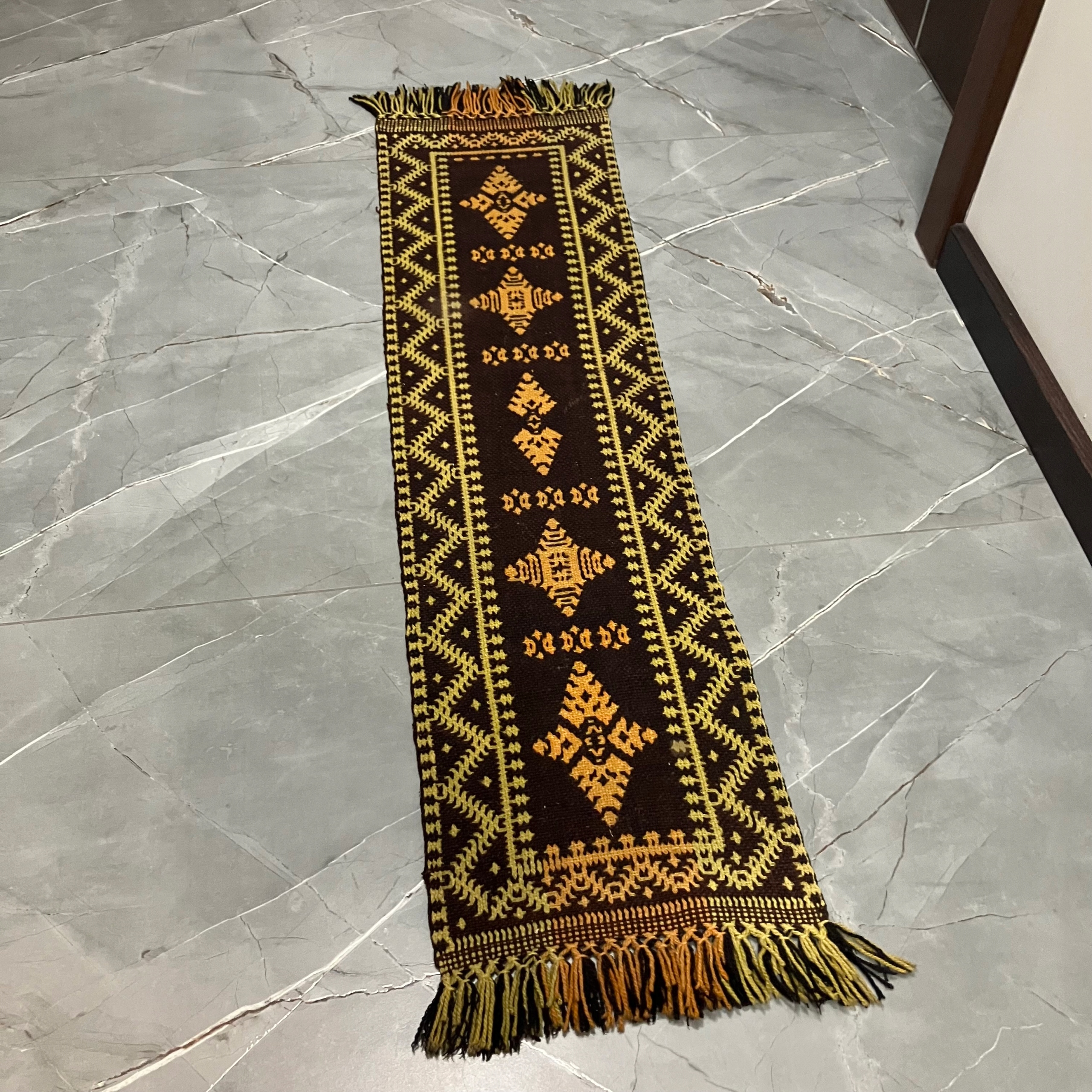 Bieżnik makatka PRL cepelia