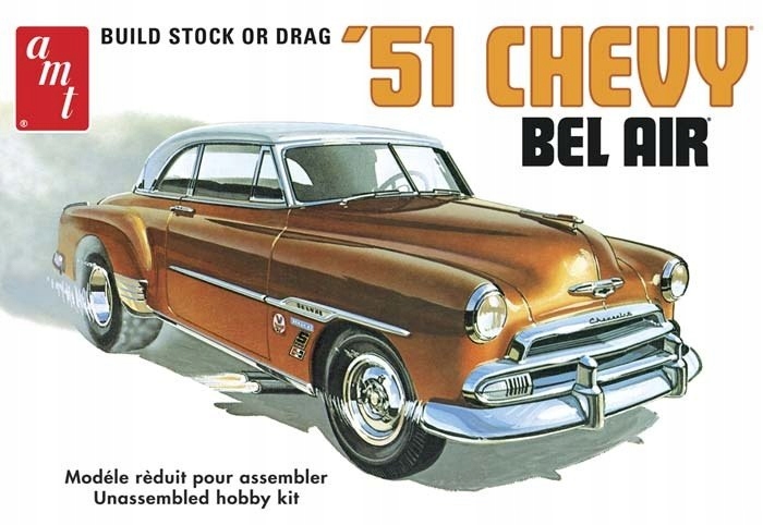 Пластиковая модель-автомобиль 1:25 1951 Chevy Bel Air - AMT862