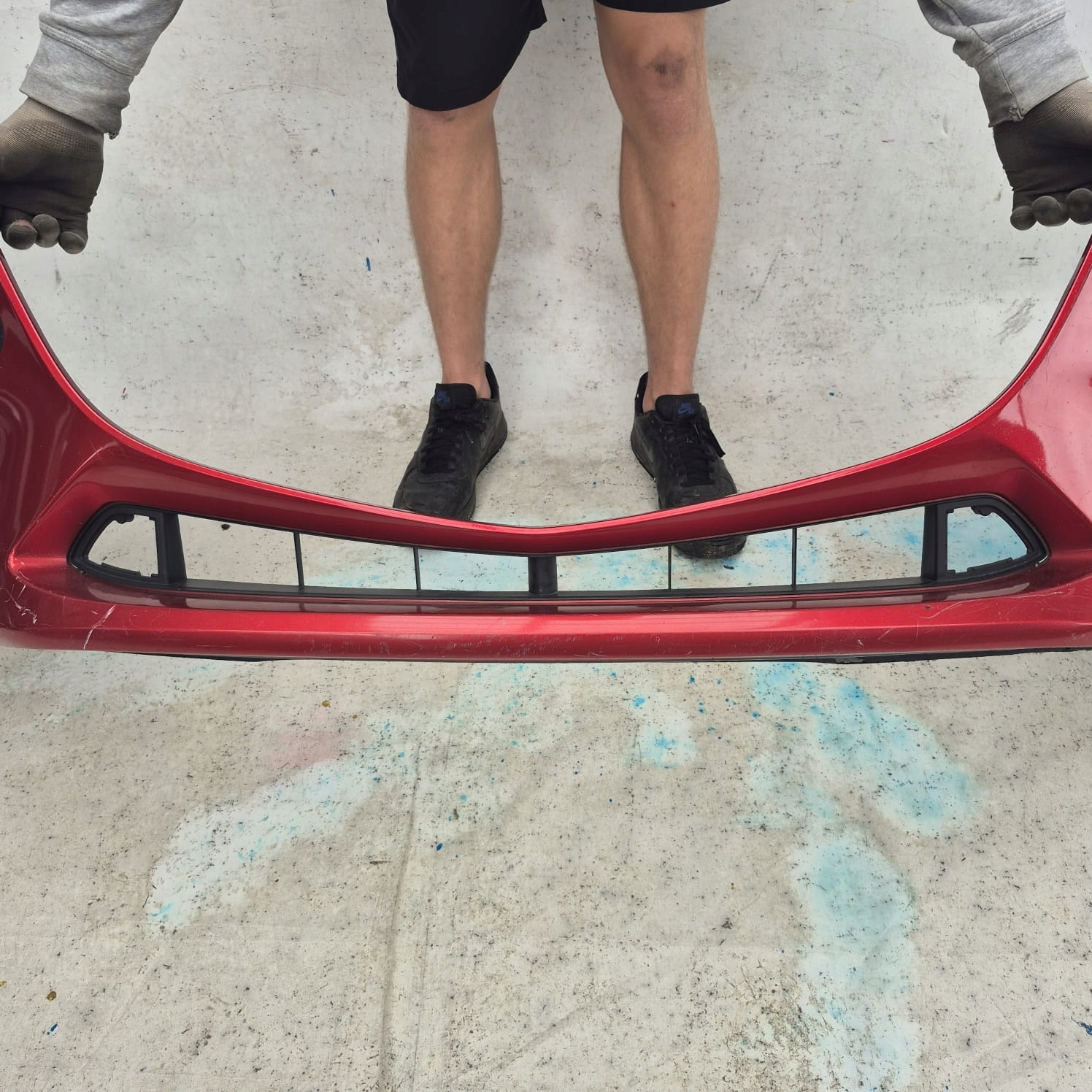 MAZDA 3 III LIFT 16-18 bumper front front PDC