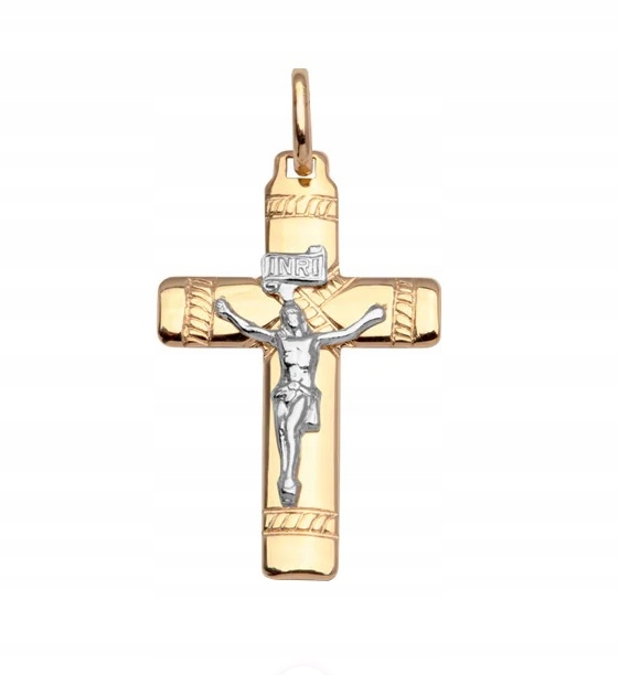 Złoty Krzyżyk XZ15431 Verona Jewellery