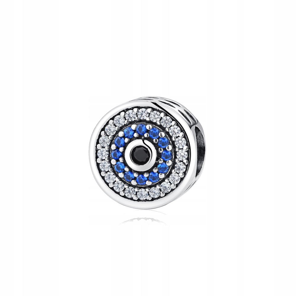 Stříbrný přívěsek Ornamo Granátovo-černé očko stříbro o ryzosti 925