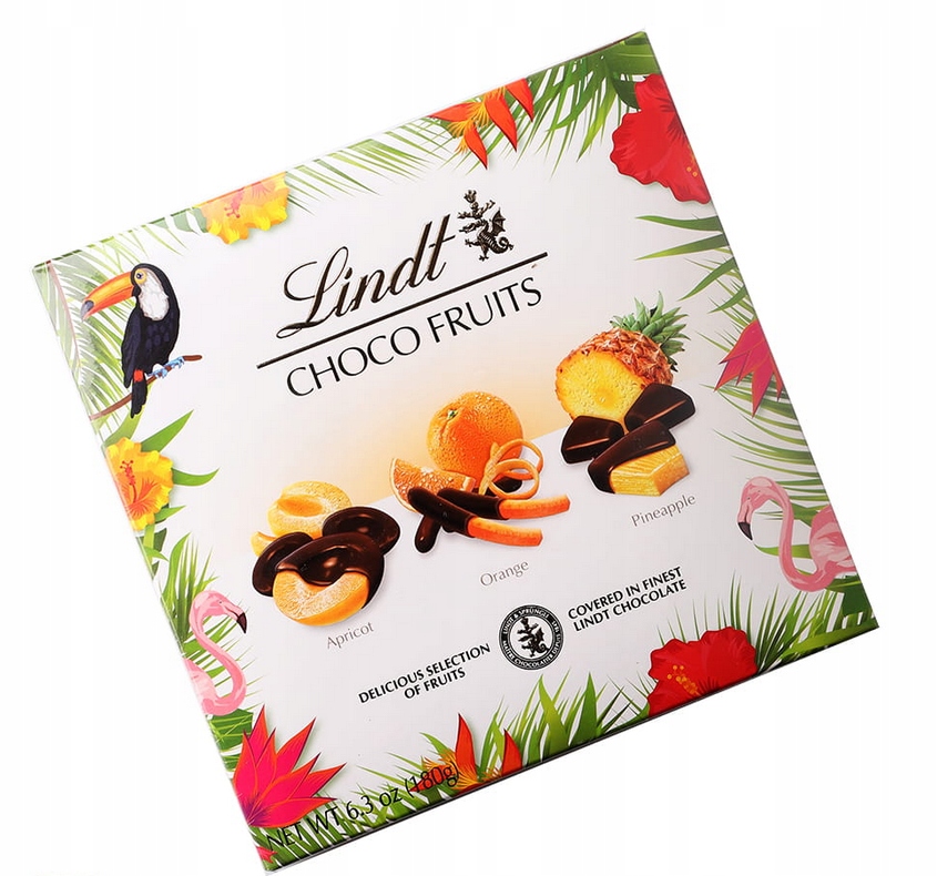 Czekoladki Lindt Choco Fruits 180g Owoce suszone w czekoladzie