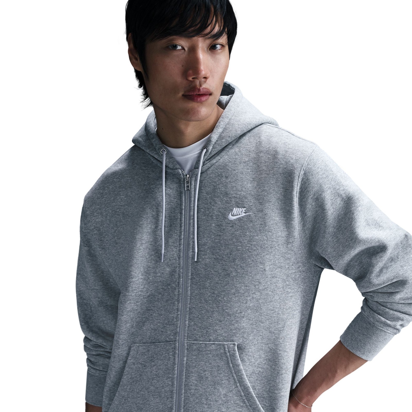 Pánská mikina Nike Club Pánská Full-Zip Fleece Hoodie