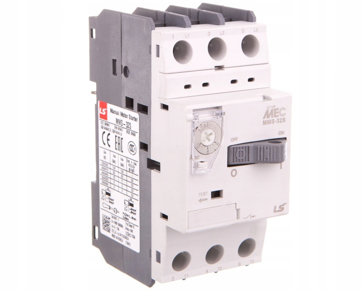 

Wyłącznik silnikowy 6-10A MMS-32S