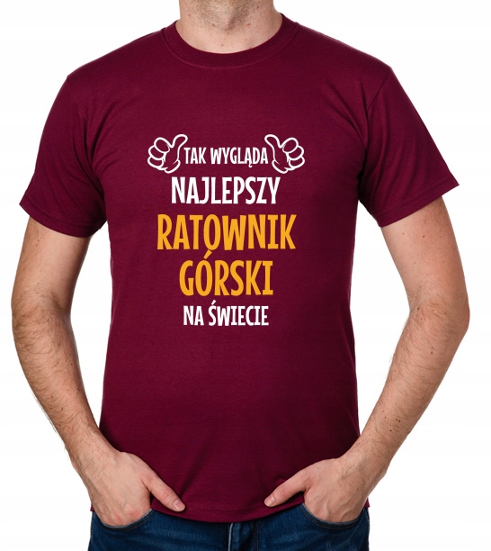 

koszulka Najlepszy Ratownik Górski prezent