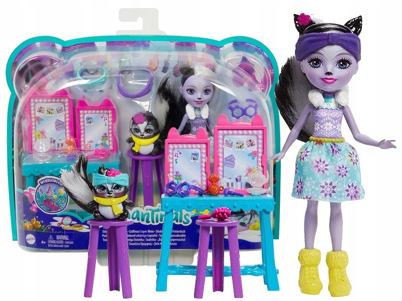 

Lalka Enchantimals Toaletka Lalka Sage Skunk