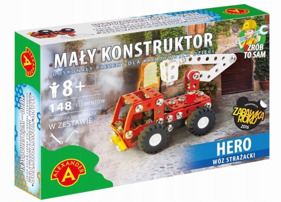 

Mały konstruktor Hero Wóz strażacki 148 el. 15553