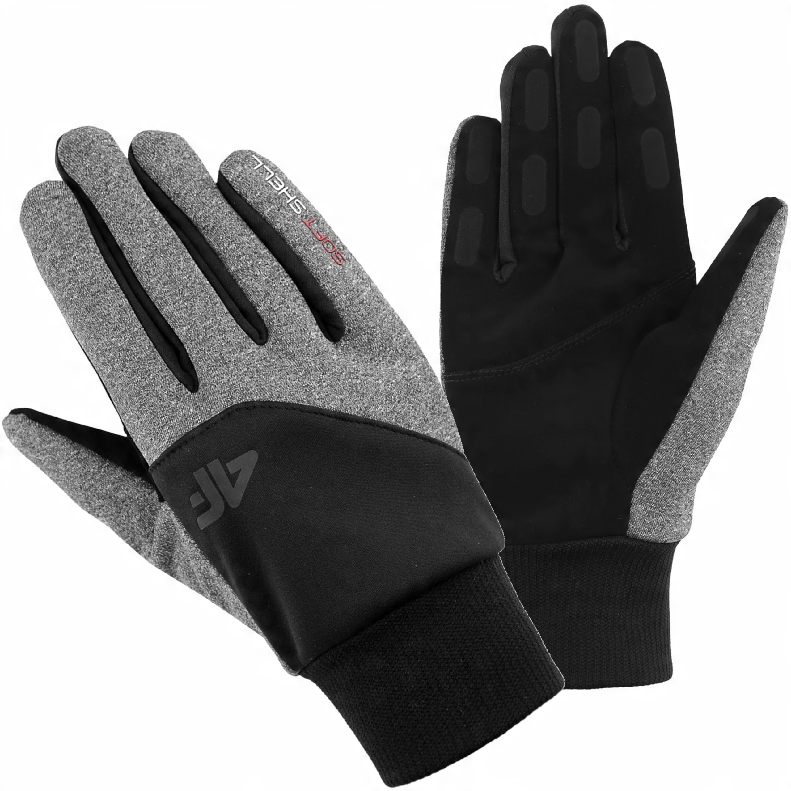 

4F Rękawice Dotykowe Softshell REU011 Zimowe M