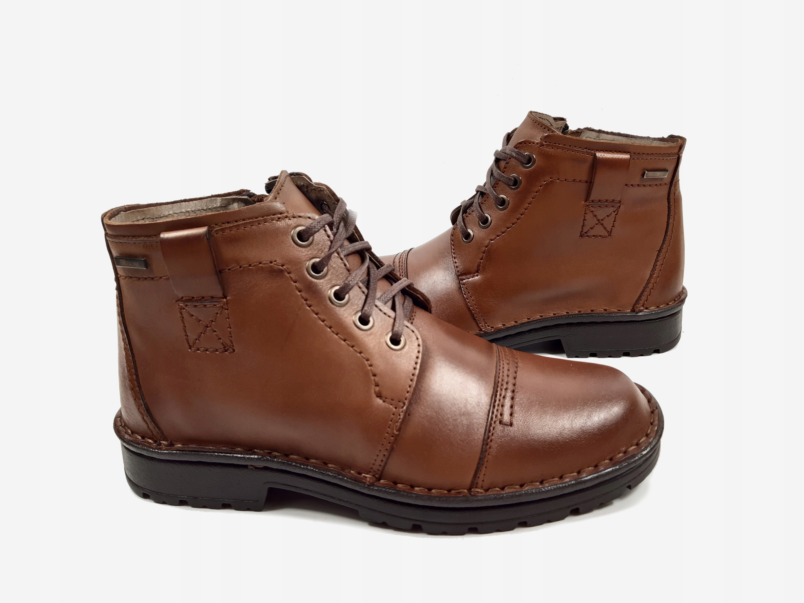 Bukat 211 buty zimowe Polskie brązowe 43 Skóra Nat