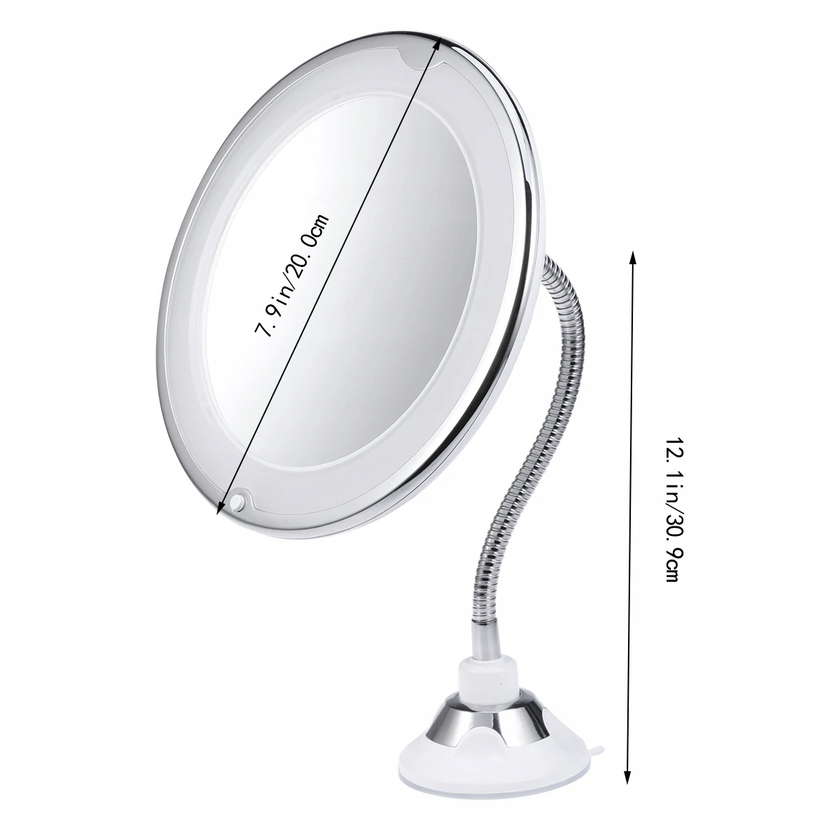 Lustro Ścienne Lustra Kosmetyczne LED Marka bez marki