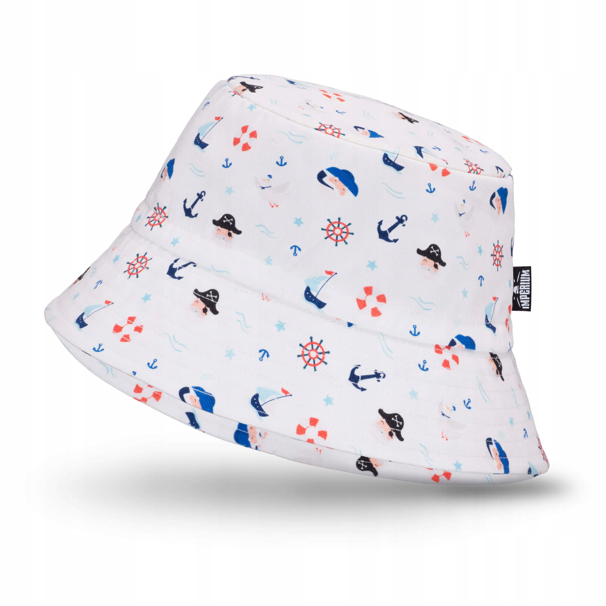 

Kapelusz dla chłopca biały Piraci Bucket Hat M