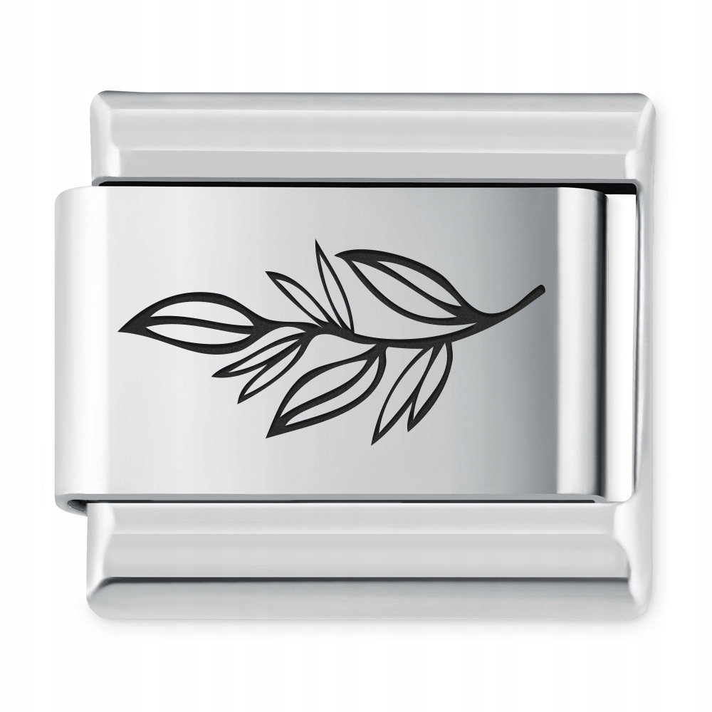 

Italian Charms Symbole Roślinne Liść Grawer
